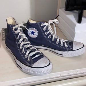 Navy converse